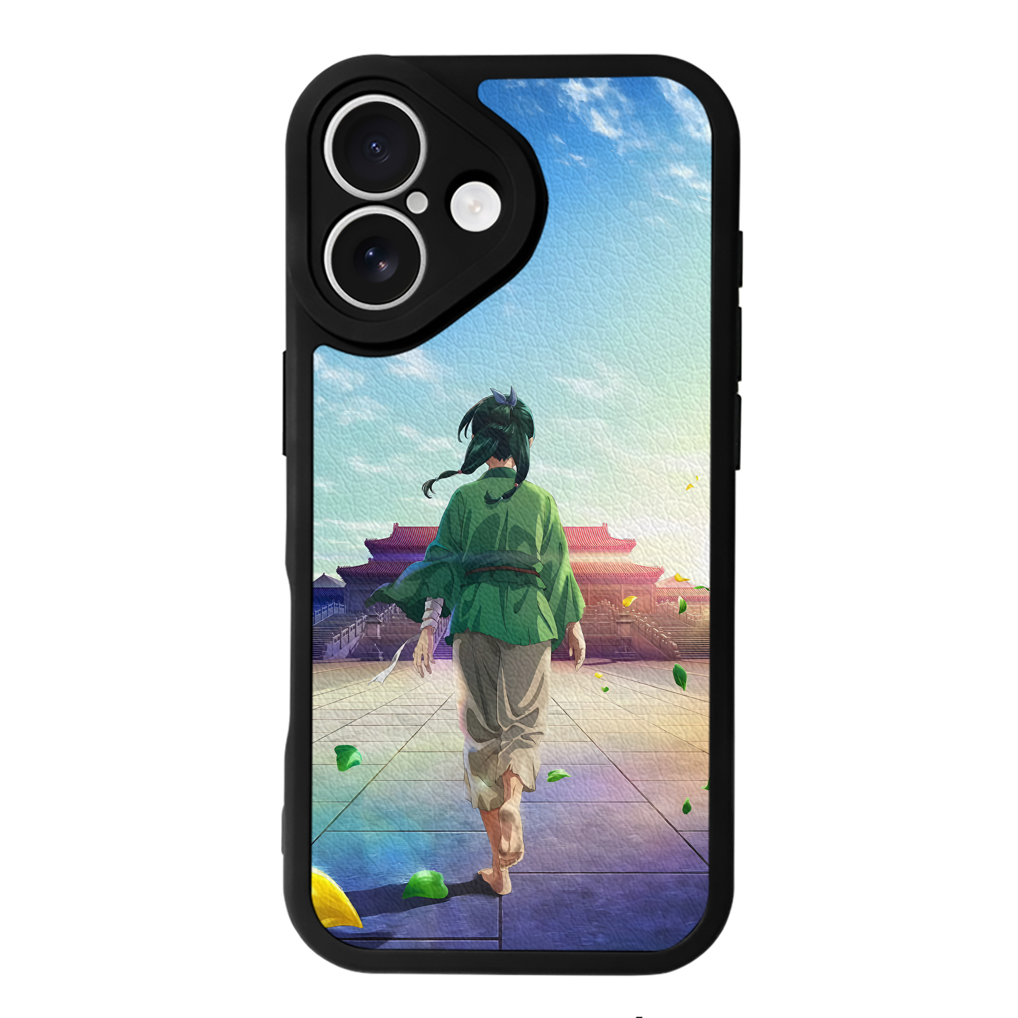 （画像用） 薬屋のひとりごと The Apothecary Diaries 【iPhone 16シリーズ対応】シリコンスマホケース（レザー調） 材質：シリコン